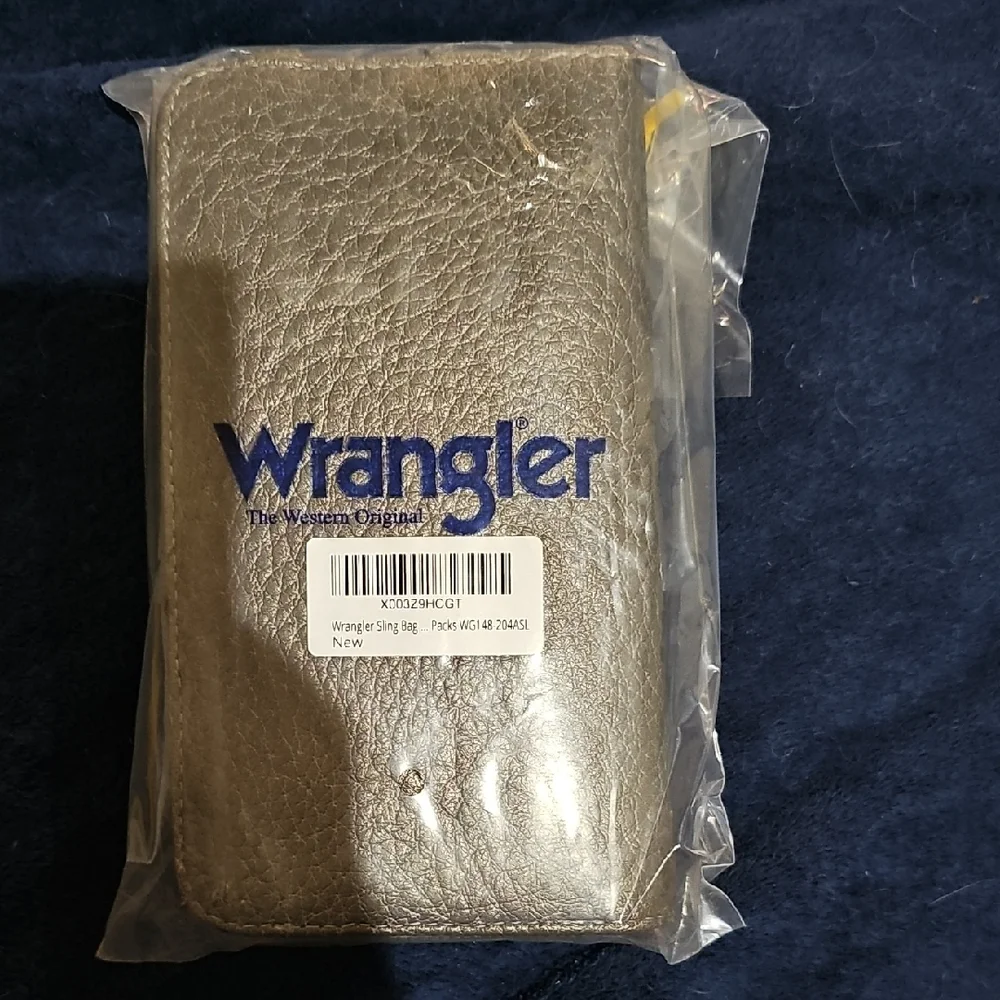 Wrangler Silver Phone Holster/Crossbody/Wallet